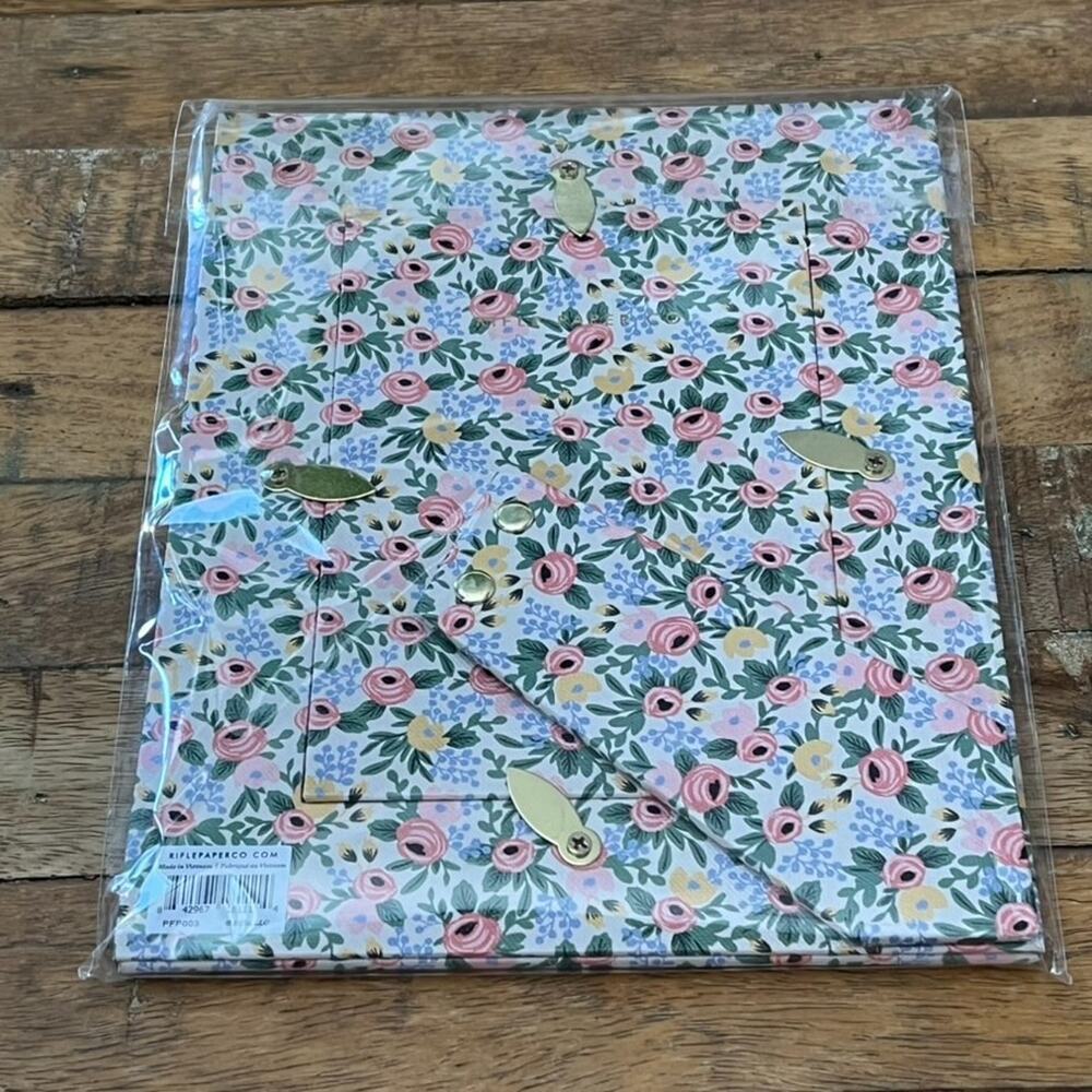 Rifle Paper Co Wrapped Picture Frame Pink Floral 4x6 in NEW - Picture 4 of 9